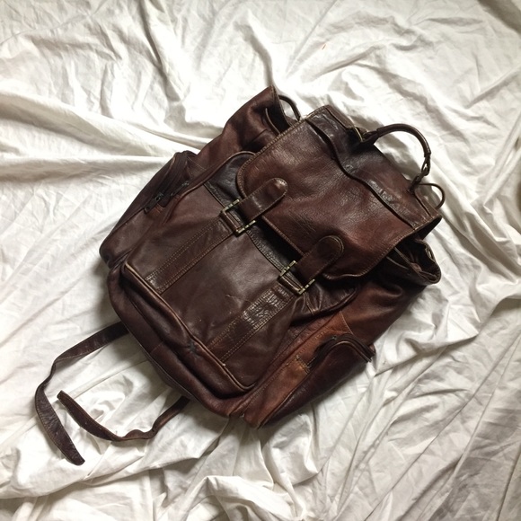 vintage Other - Vintage Leather Backpack